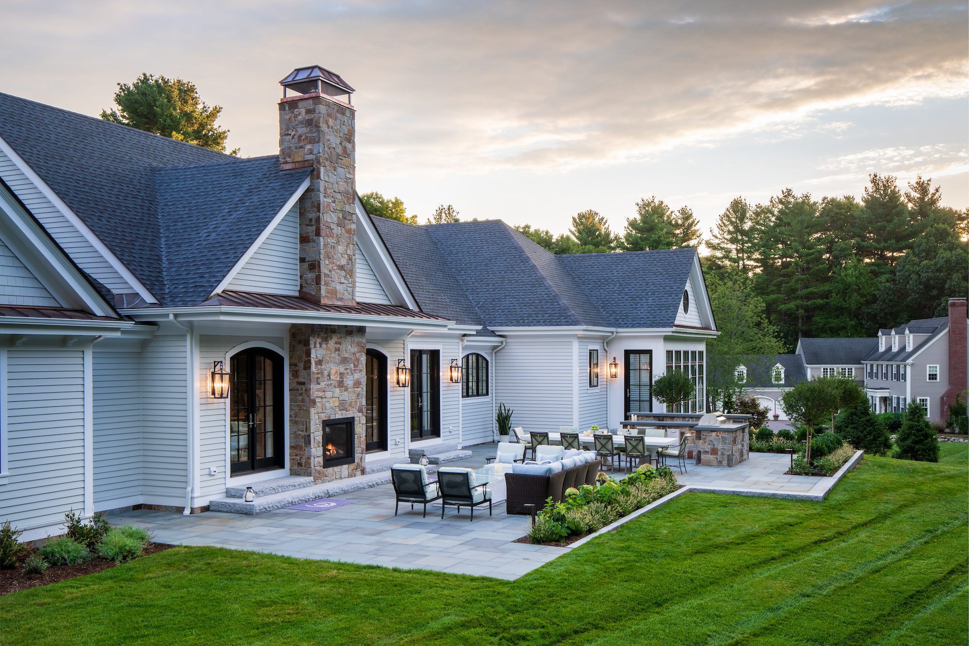 lawn care maintenance example by Lynch landscape and tree service